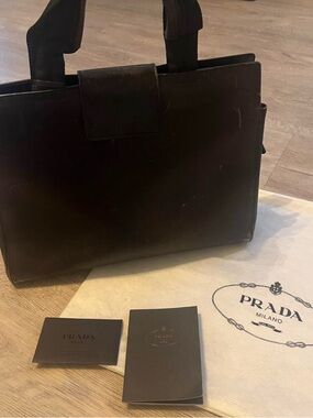 Prada calfskin leather purse